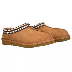 Kirkland Signature Unisex Shearling Slipper Havane Chestnut